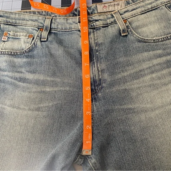 Adriano Goldschmeid AG-ED The Isabelle High-Rise Straight Crop Jeans Size 32 - Picture 9 of 13